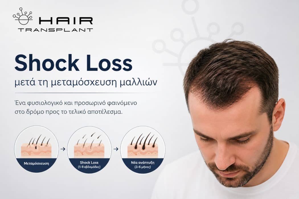 'Shock Loss μετά τη Μεταμόσχευση Μαλλιών | Είναι Φυσιολογικό;' featured image